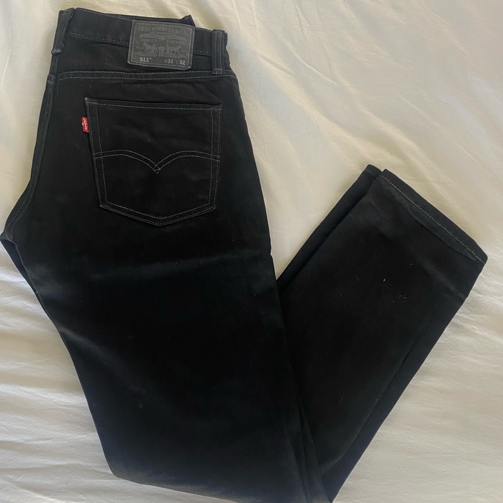 Levi 511 black tag 31x32